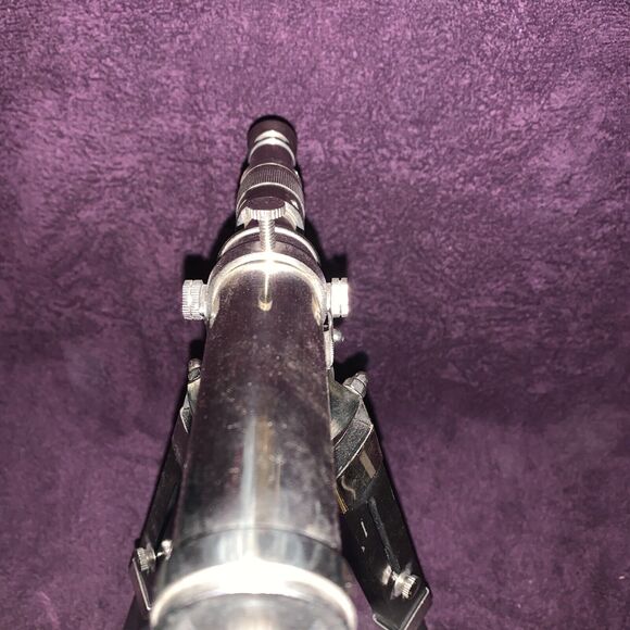 Working Antique Design Table Top Decor Black Tripod with Telescope Stand - Picture 4 of 10